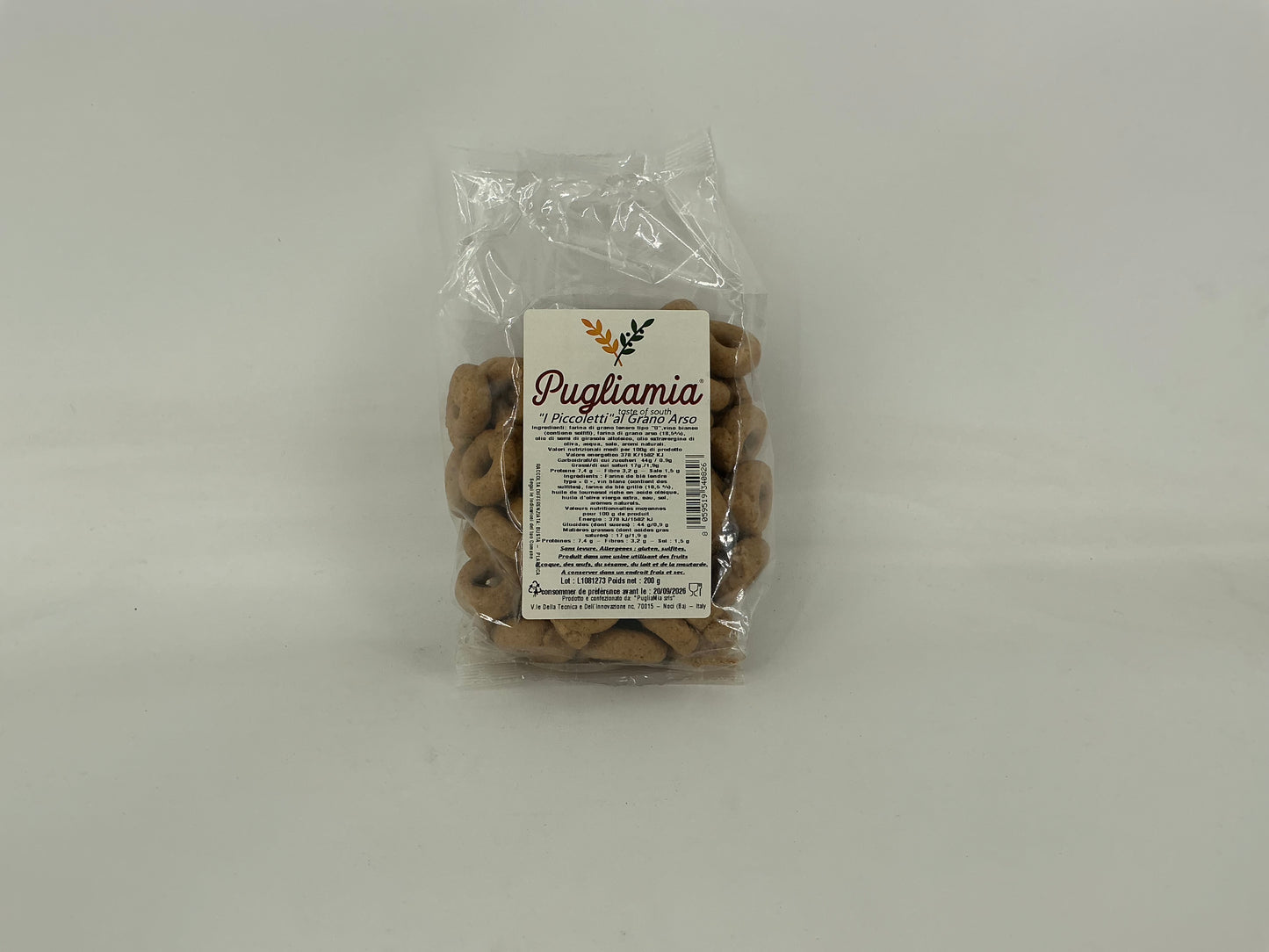 Tarallini burnt grains - Pugliamia