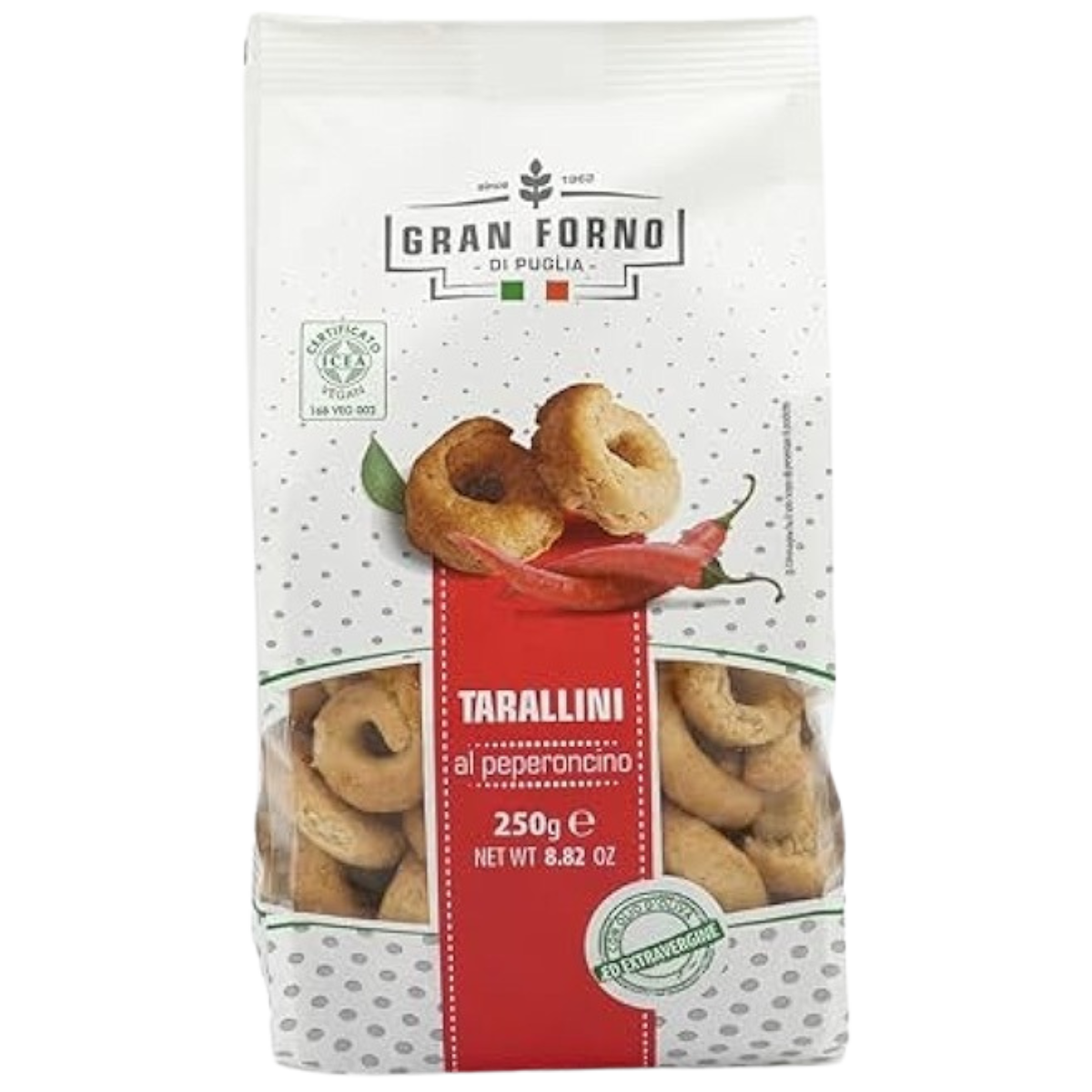 Spicy Tarallini with chili peppers - Gran Forno Di Puglia