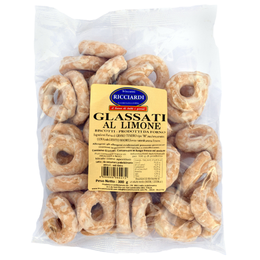 Lemon glazed tarallini - Biscotti Ricciardi