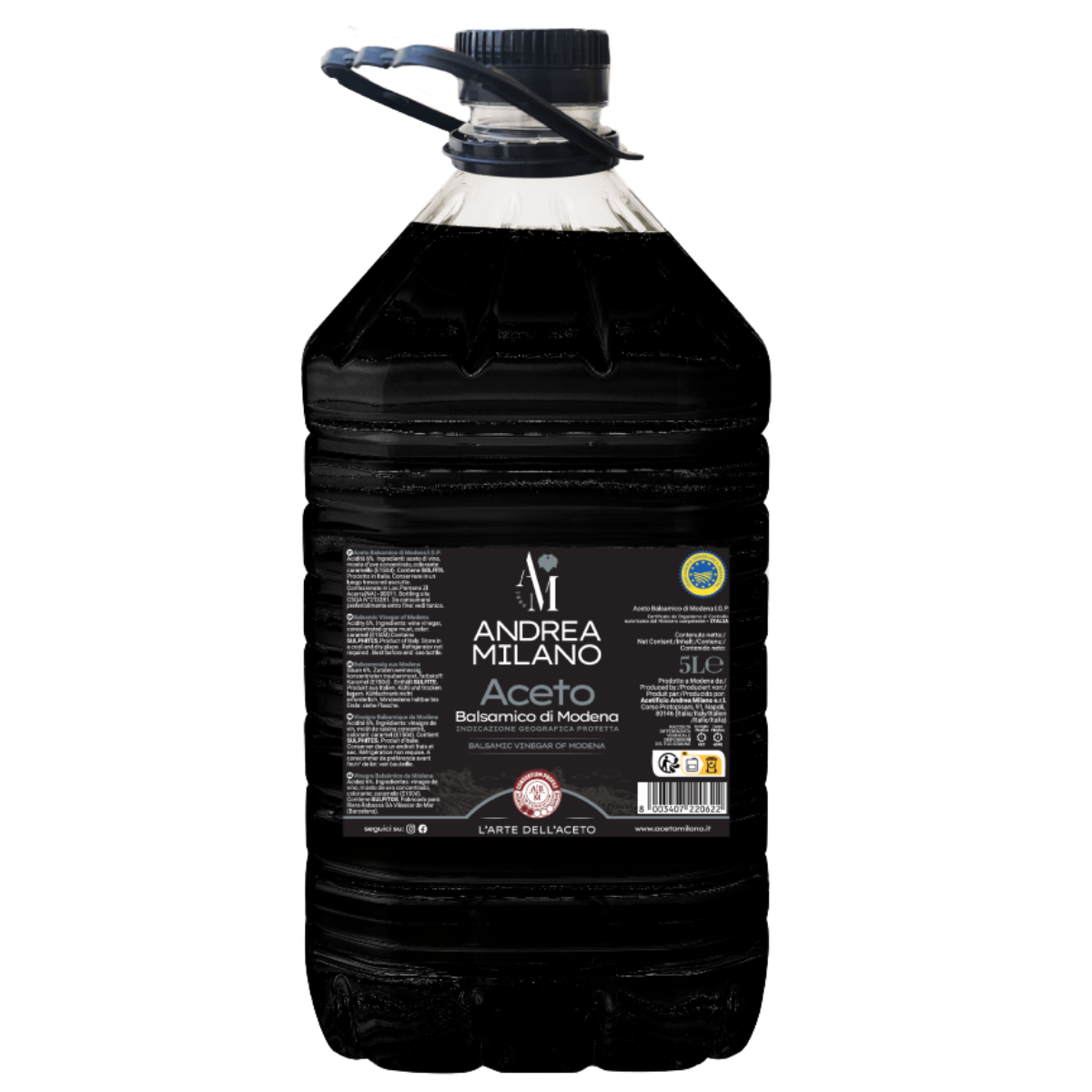 Balsamic Vinegar of Modena PGI SILVER 5L - Andrea Milano