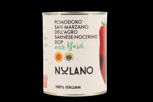 Tomate san marzano DOP with basil 800g - Nolano