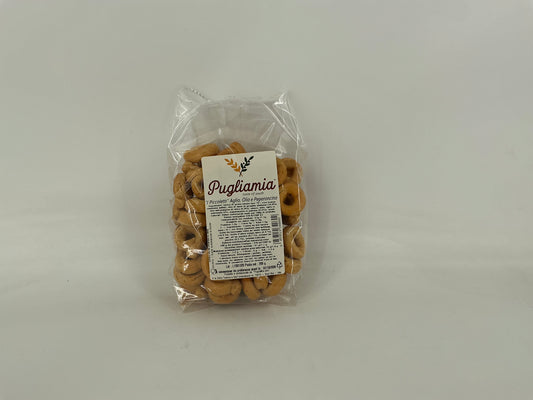 Tarallini garlic/oils/chili peppers - Pugliamia