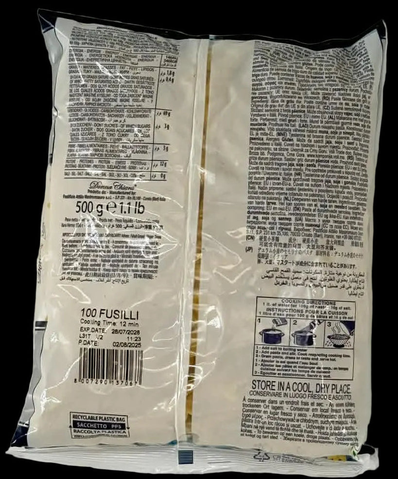 Ditalini rigati 500g - Donna Chiara