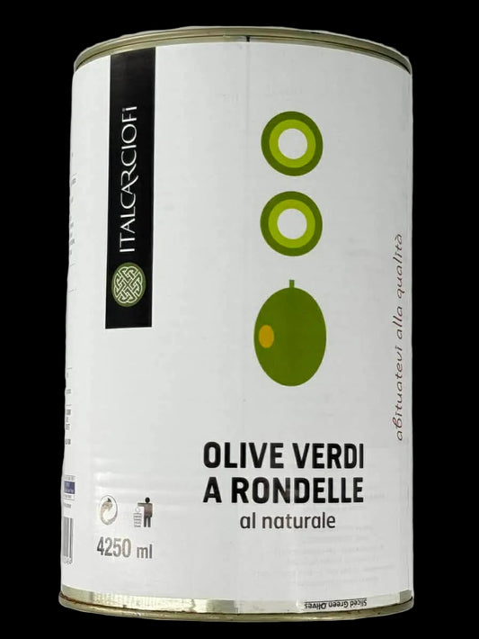 Sliced green olive 4.2L