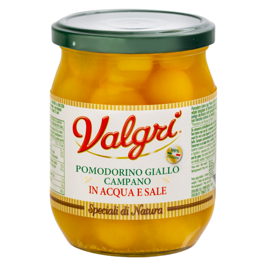 Whole Yellow Cherry Tomatoes from Campania in Brine - Valgri