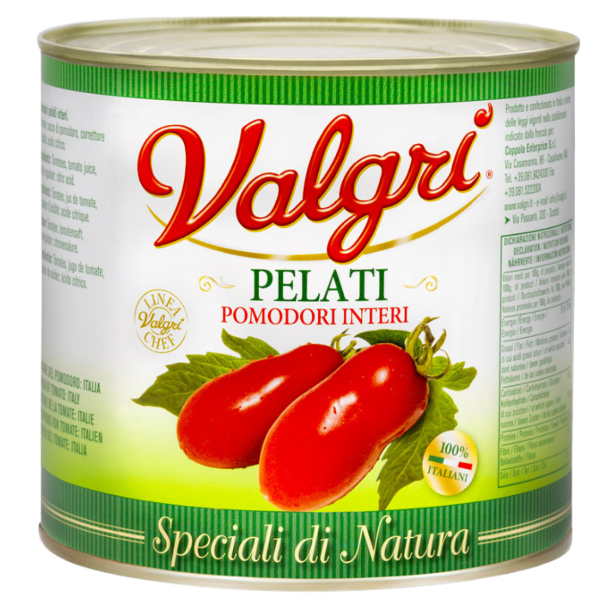 Tinned Peeled Tomatoes - Valgri